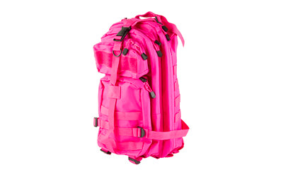 NcSTAR VISM Pink Compact Backpack, 669 Cubic Inch Capacity, Loop Fastener Strip, Adjustable Shoulder Straps CBSP2949