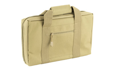 NcSTAR Tan Discreet Pistol Carry Case with 2 Padded Compartments and Magazine Loops CPT2903