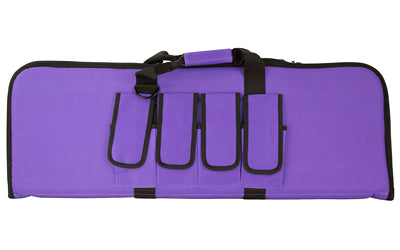 NcSTAR CVCP2960PR-36 Purple PVC Carbine Case, 36"x13", Four External Magazine Pouches, Lockable Zippers