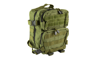 NcSTAR CVEDP3056G Green VISM Every Day Pack, 12.5"x11.5"x3", MOLLE Webbing, Four Cinch Straps