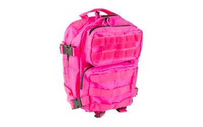 NcSTAR CVEDP3056P Pink VISM Every Day Backpack, 396 Cu In, MOLLE Webbing, Hook & Loop Top Section