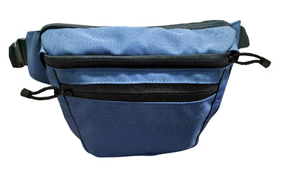 NcSTAR VISM Blue Concealed Carry Fanny Pack, Holster Retainer, Dual Lockable Zippers, Adjustable 60" Waist Strap CVFP3057BL