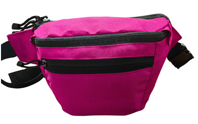 NcSTAR VISM Pink Concealed Carry Fanny Pack, Holster Retainer, Dual Lockable Zippers, 60" Adjustable Strap CVFP3057P