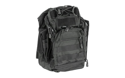 VISM by NcSTAR Black First Responder Utility Bag with PALS Webbing, 7 Compartments, Concealed Carry Pocket