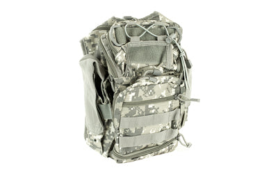 NcSTAR VISM First Responder Bag, Gray Digi Camo Nylon, MOLLE/PALS, Rear Concealed Carry Pocket CVFRB2918D