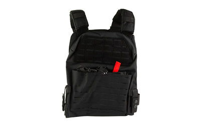 NcSTAR Laser-Cut Plate Carrier, 2XL, Black, Kangaroo Pouch with Triple Insert, Fits 11x14 Plates CVLCPCL3051B