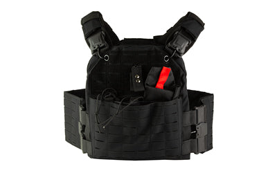 NcSTAR Magnetic Quick-Release Plate Carrier, Black, Medium to 2XL, CVLCQR3054B