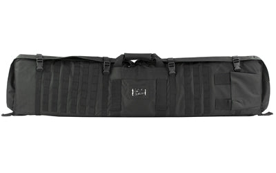 VISM by NcSTAR 48" Black Rifle Case Shooting Mat, Expands to 66", MOLLE Webbing, Anti-Slip Elbow Panels