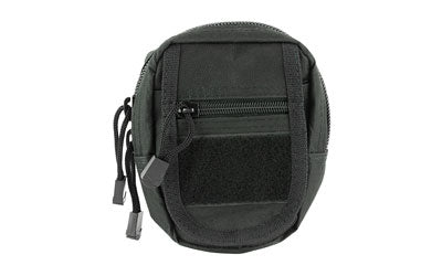 NcSTAR Black Small Nylon MOLLE Utility Pouch with Zippered and Hook-and-Loop Compartments CVSUP2934B