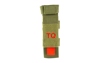 NcSTAR Green MOLLE Tourniquet Pouch with Trauma Shear Slot and Red Pull Tab CVTQ2990G