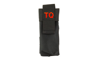 NcSTAR Black Elastic Flap MOLLE Tourniquet Pouch, Compatible with Most TQ Sizes CVTQ3020B