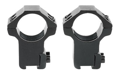 NcSTAR 2-Piece 3/8" Dovetail Rings, Fits 1" Scope Tubes, Anodized Aluminum, Black RB27