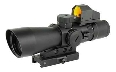 NcSTAR 3-9x42mm Tactical Scope and Micro Red Dot Combo, Picatinny Rail, Black Anodized STM3942GDV2