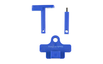 NcSTAR AR15 Receiver Pin Assembly Tool Kit, 4 Pieces, Polymer and Steel Construction, Blue and Silver VTARFRP