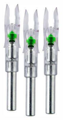 Nockturnal GT-Series Green LED Lighted Nock 3-Pack Archery