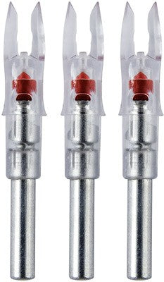 Nockturnal S-Series Red LED Lighted Nock 3-Pack Archery