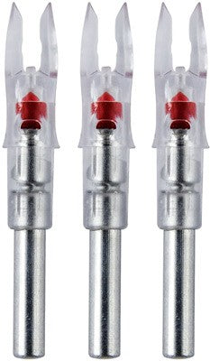 Nockturnal X-Series Red LED Lighted Nocks 3/Pack .204 Inside Diameter