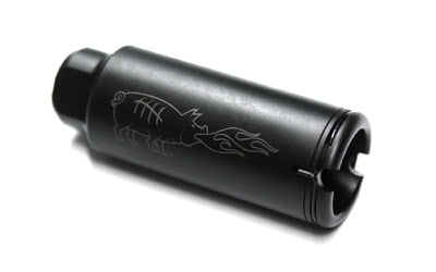Noveske KX5 Slim Flash Hider, 556 NATO, 1/2x28, Heat-Treated CM, Black Nitride Finish 5000519