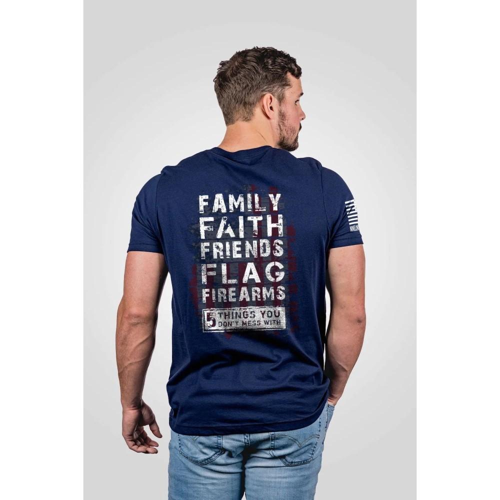 Nine Line Apparel 5 Things Tee Midnight Navy Small