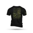 Nine Line American Camo Short Sleeve Shirt Black Triblend 3XL