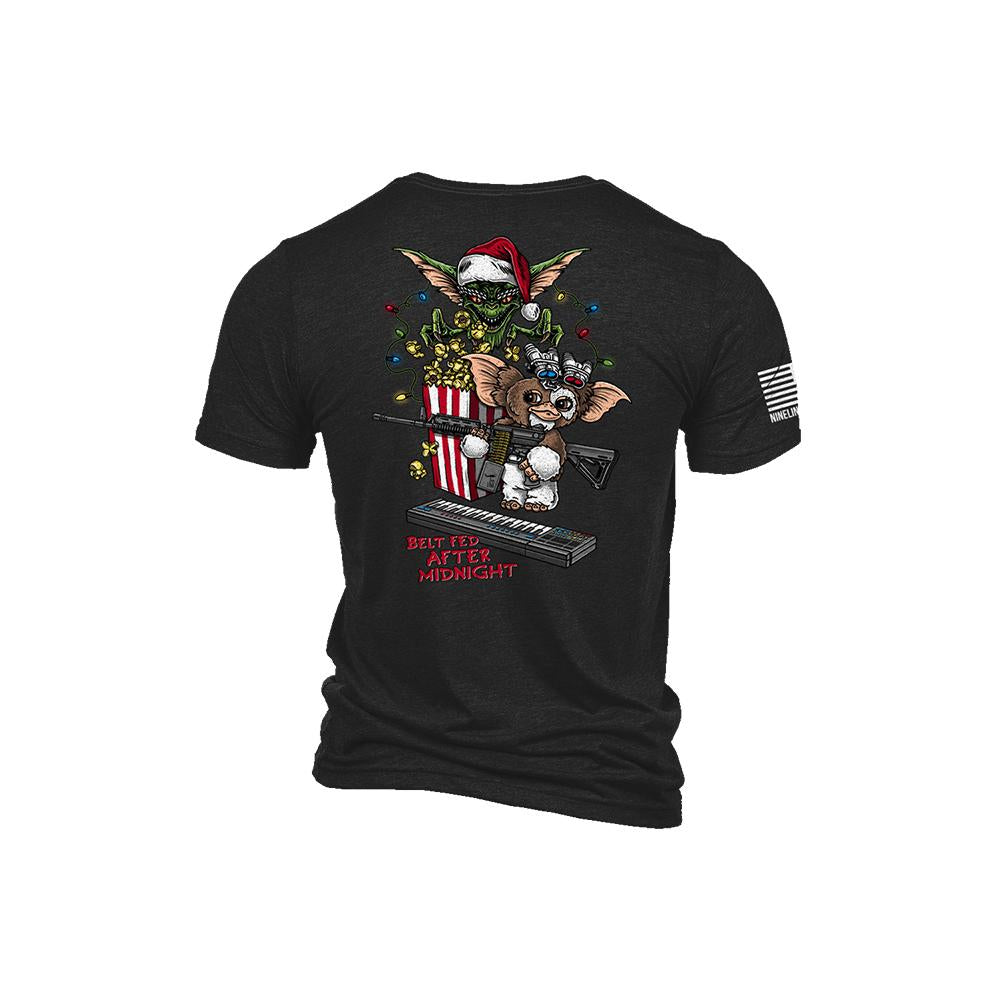 Nine Line Belt Fed Short Sleeve Triblend Shirt Black 3X-Large