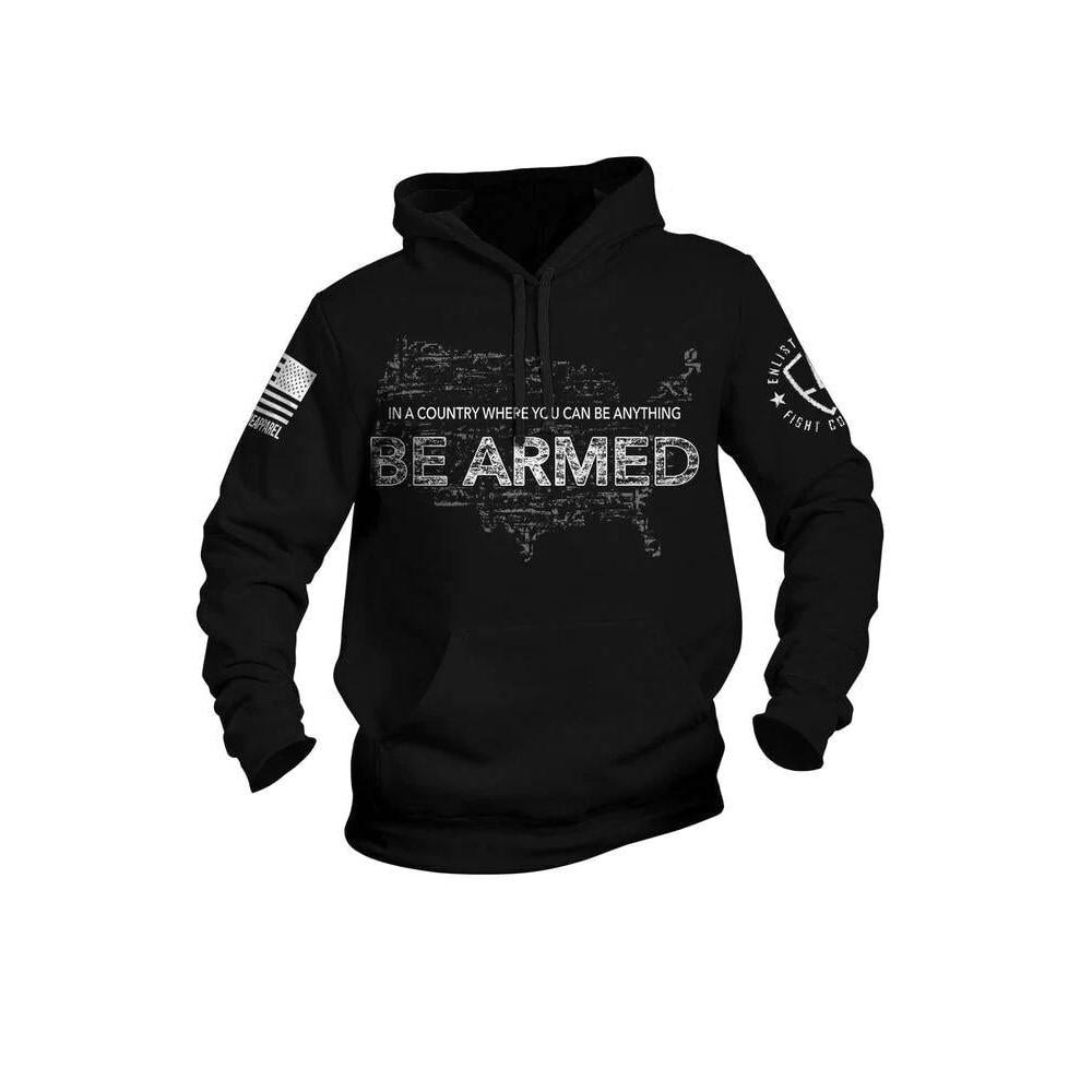 Nine Line E9 Be Armed NLA Pullover Hoodie Black M