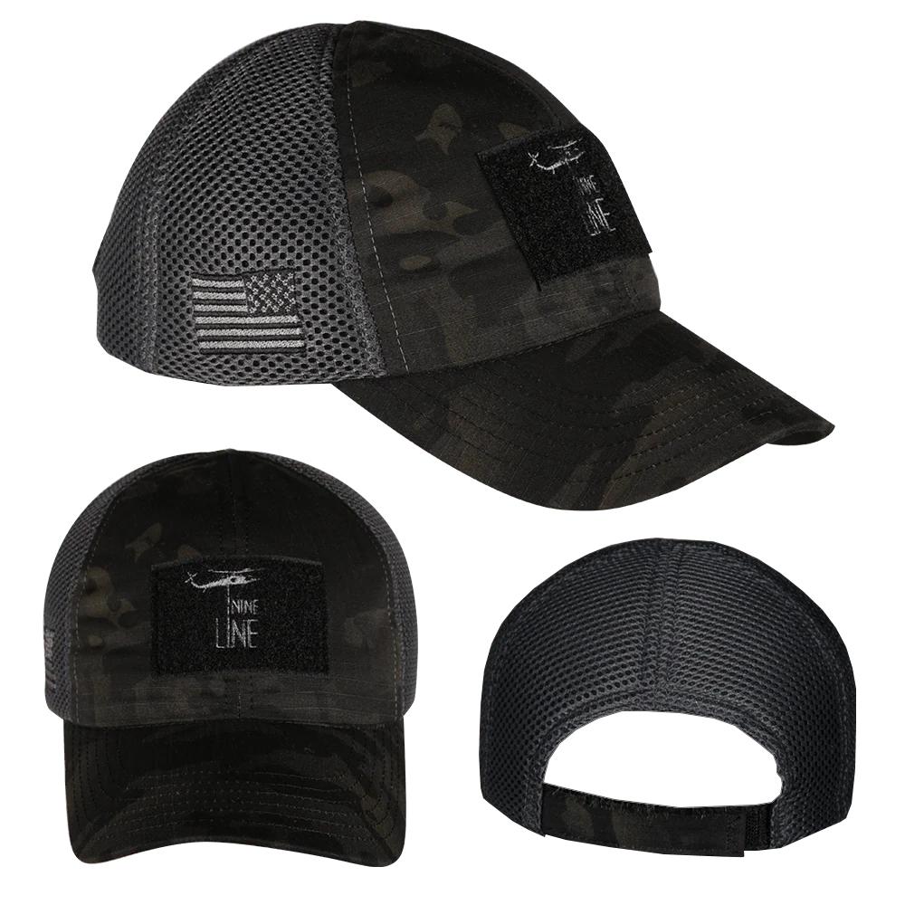 Nine Line Apparel Gray One Size Dark American Made Mesh Hat
