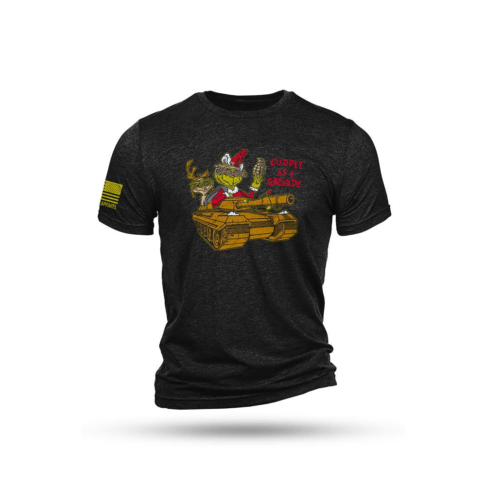Nine Line Grinch Triblend Short Sleeve Shirt 2XL Black