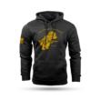 Nine Line Pooh Bear Hooded Sweatshirt Black 2XL