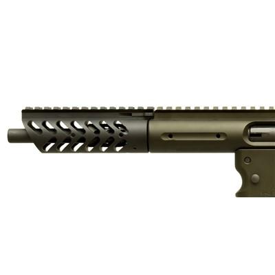 TNW ASR Skeleton Handguard Black 5-Inch Rail Extension with Side and Bottom Rail Holes