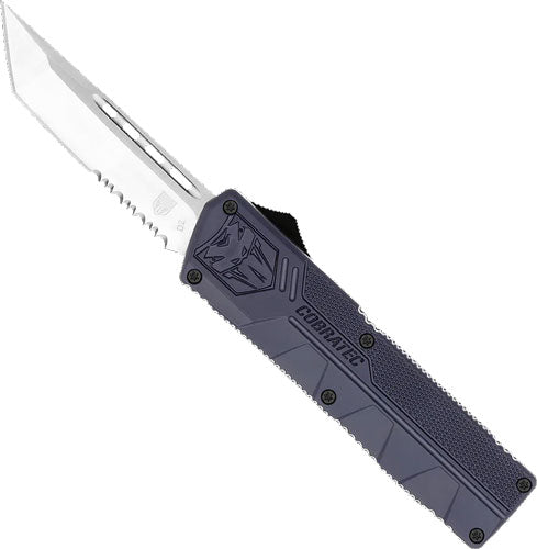 CobraTec Lightweight OTF 3.25-Inch Serrated Tanto NYPD Blue Knife