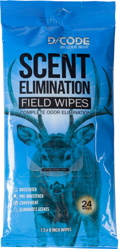 D-Code 24-Pack Scent Eliminating Field Wipes