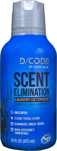 D-Code 16oz Unscented Hunting Laundry Detergent Scent Eliminator