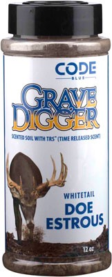 Code Blue Grave Digger Doe Estrus Scrape Soil Deer Hunting Lure 12 oz