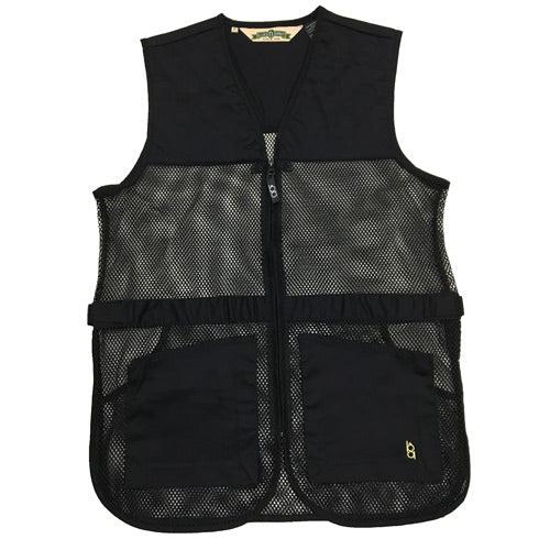 Bob Allen Dual Pad Full Mesh Shooting Vest Black XL