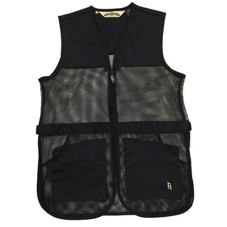 Bob Allen Dual Pad Full Mesh Shooting Vest Black XL