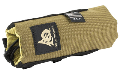 Odin Works 5.5" Suppressor Mirage Cover, Coyote Brown Cordura 1000 with Carbon Felt Interior, USA Made