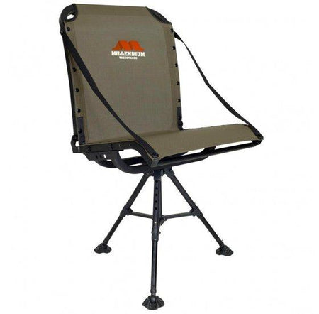 Millennium G100 Hunting Ground Chair with Leveling Legs and Full Swivel