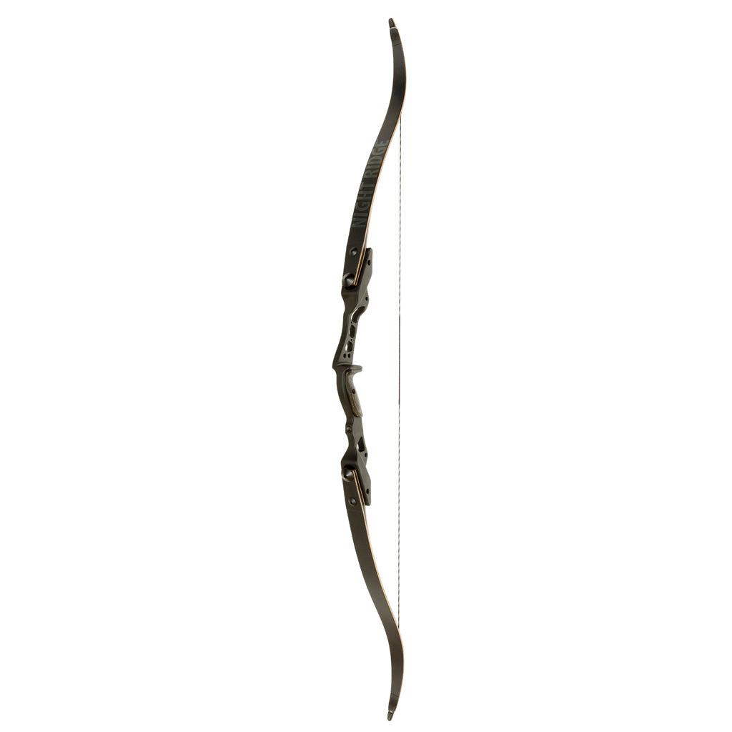 October Mountain Night Ridge Recurve Bow ILF Black 60-Inch 40 lbs. RH