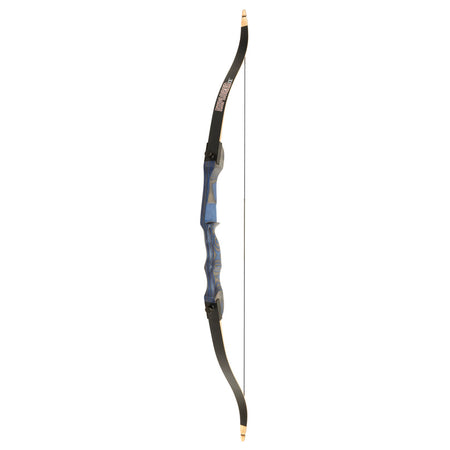 October Mountain Explorer CE 54" Blue Recurve Bow 28 lbs Left-Hand