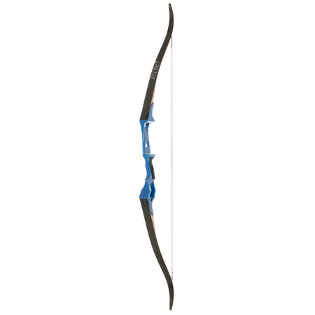 October Mountain Ascent 58 in. RH Recurve Bow in Blue, 35 lbs.