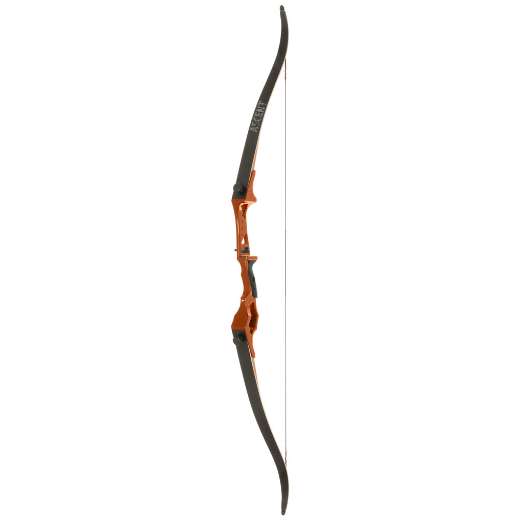 October Mountain Ascent 58 in. RH Recurve Bow in Orange, 45 lbs.