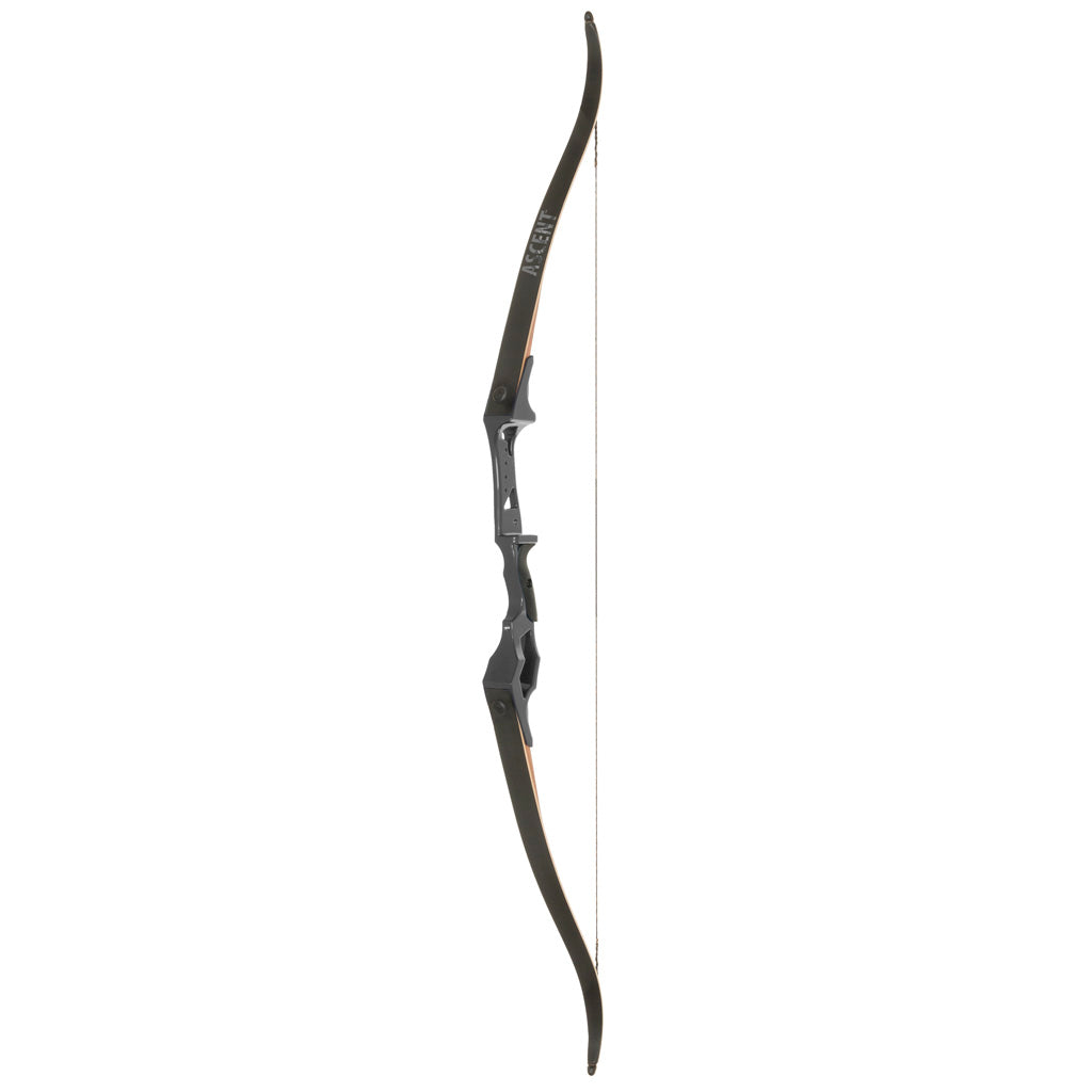 October Mountain Ascent 58 in. RH Recurve Bow in Black, 35 lbs.