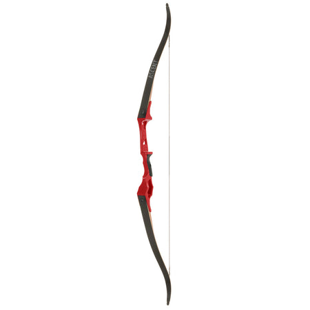 October Mountain Ascent Recurve Bow Red - 58 Inch 20 lb Right Hand