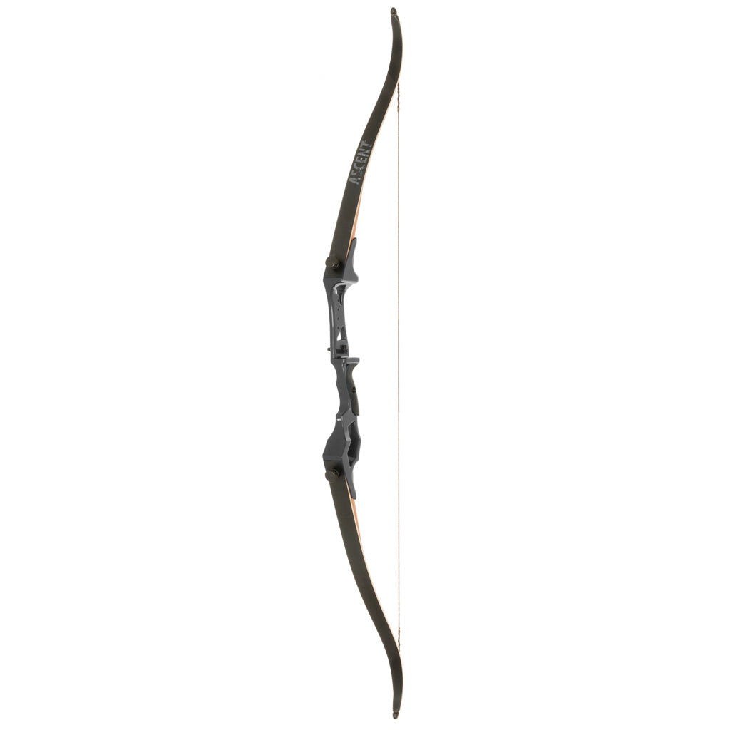October Mountain Ascent Recurve Bow 58 in. 25 lbs. Black Right Hand Draw