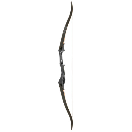 October Mountain Ascent Recurve Bow 58 in. 25 lbs. Black Right Hand Draw