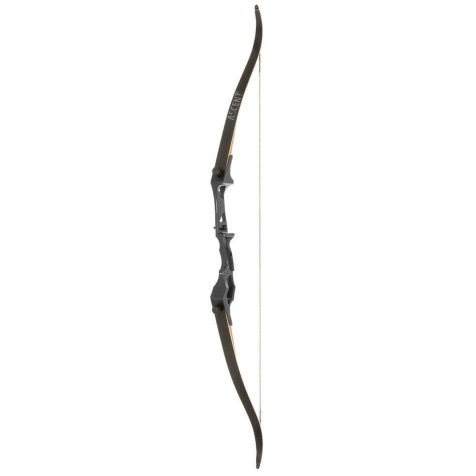 October Mountain Ascent Recurve Bow 58 in. 25 lbs. Black Right Hand Draw