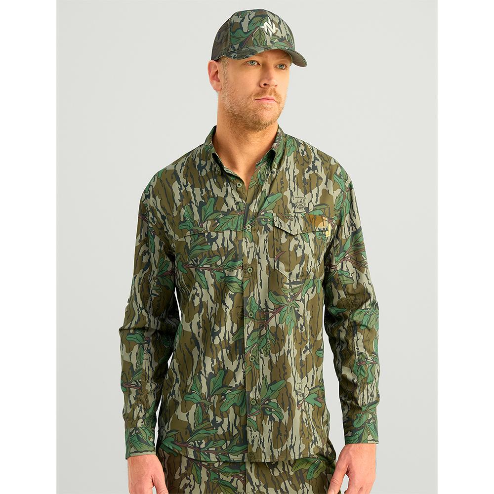 Nomad Ambush Mossy Oak Greenleaf Camo Long Sleeve Shirt 2XL