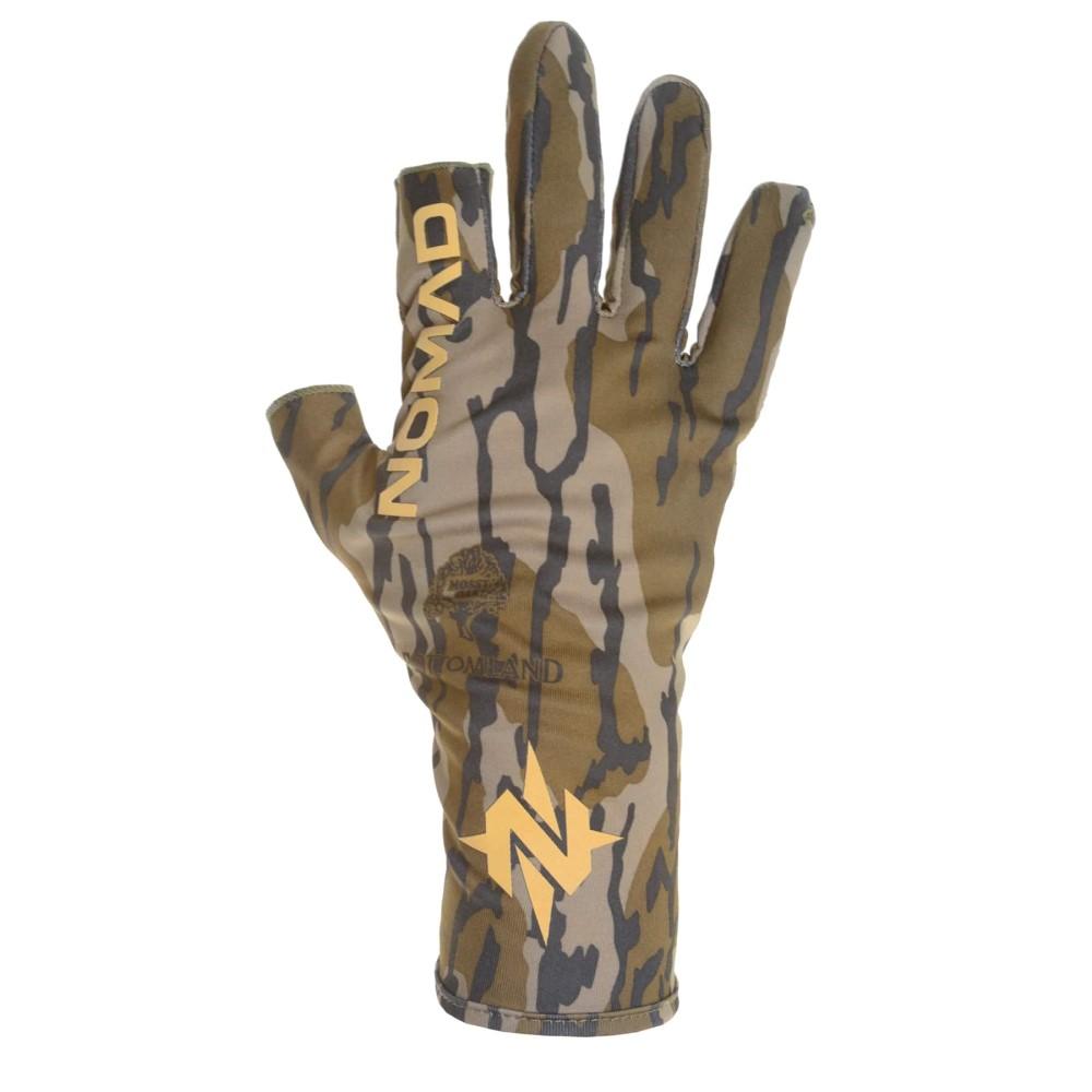Nomad Mossy Oak Bottomland Fingerless Turkey Glove L/XL