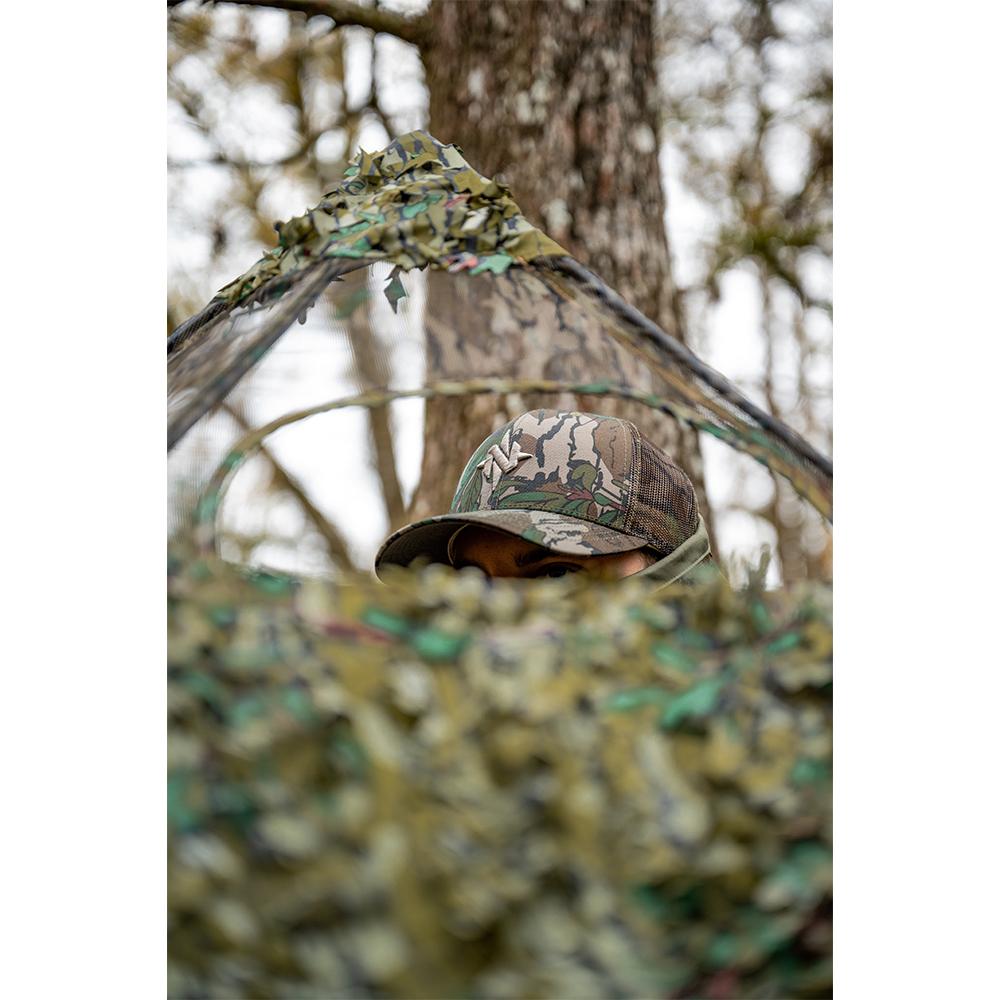 Nomad Assault Trucker Hat Greenleaf Camo Outdoor